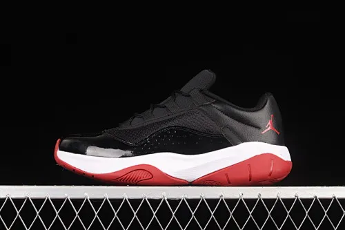 All categories Air Jordan Jordan series basketball shoes Air Jordan 11 Air Jordan 11 CMFT Low AJ11 Joe 11 patent leather black and red low-top anti-slip shock-absorbing basketball shoes DM0844-005